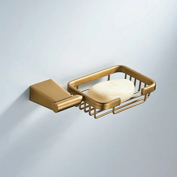 Мыльница Shevanik SG5704G, золотой сатин