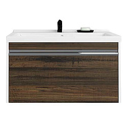 1A2302K1KPDB0 Набор Aquaton: 1A230201KPDB0 Тумба-умывальник Капри 80 Такстемная/ 1WH302251 Раковина Миранда 80