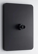 Верхний душ KNOTLOR LA-12/BL, черный