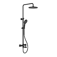 Душевая система Splenka S223.24.06 для ванны и душа поворотный излив 15 см, черный