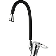 Смеситель для кухни с гибким изливом FRUD R41055-2, хром