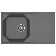 Кухонная мойка GranFest UNIQUE 840L, графит