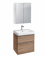 Комплект мебели для ванной Geberit Smyle Square 600х480 мм, орех пекан (529.352.JR.6)