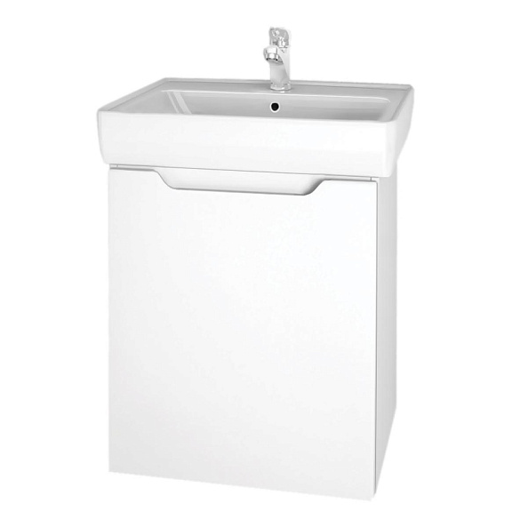 Тумба под раковину подвесная/напольная Dreja Mini 50 см, белый