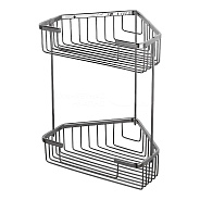 Полка угловая двойная Maretti AC58R335-2, хром