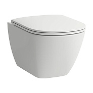 8.2008.0.000.000.1+8.9108.3.000.000.1 Комплект LUA Унитаз подвесной безободковый 520*360 мм с Сиденье с крышкой тонкое, soft-close