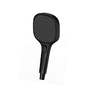 Лейка душевая Raglo R450.51.06 3-х режимная квадратная пластик/силикон, черный