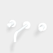 Смеситель для раковины Fima Carlo Frattini So, белый матовый (F3191L/5BS)