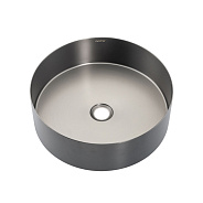 Раковина чаша GAPPO (40 см) GX101-9, оружейная сталь