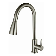 Смеситель для кухни с выдвижным изливом D-Lin H155315-T, сатин