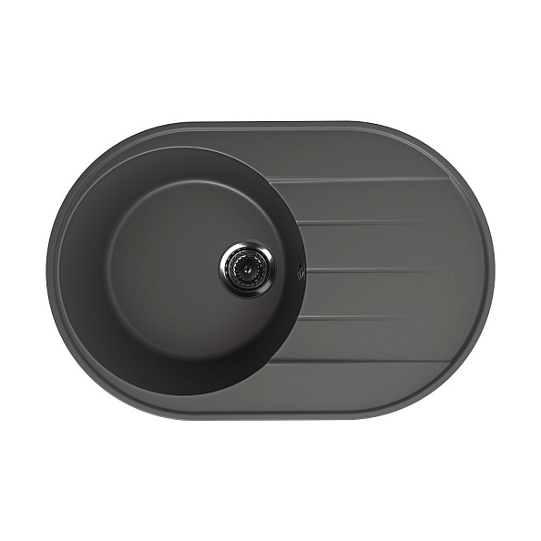 Кухонная мойка Ulgran Quartz Nora 750-09, мокрый асфальт