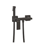 Гигиенический душ со смесителем Knotlor FHS02S0GM, вороненая сталь