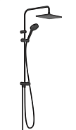 Душевая система HANSGROHE Vernis Shape Showerpipe 230 1jet Reno Матовый чёрный (26282670)