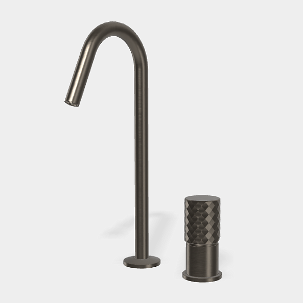 Смеситель для раковины Fima Carlo Frattini Spillo Tech, X Collection, брашированный черный хром (F3271TNCXCS)