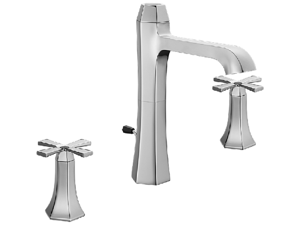 Смеситель для раковины Cisal Chérie, Chrome/Night Black (CX0010606T)