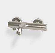 Смеситель для ванны и душа Fima Carlo Frattini Spillo Up, брашированный никель (F3034/1NSN)