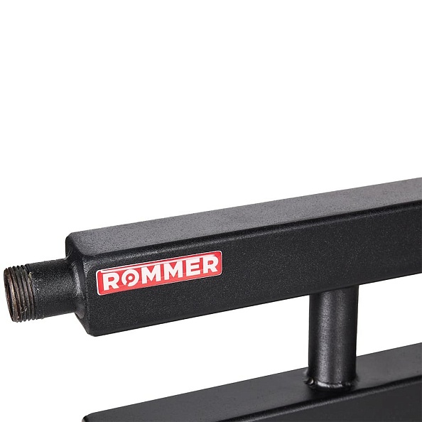 Коллектор Rommer (дублер рядный) с гидроразделителем на 3+1 контура до 60 кВт (RDG-0060-014034)