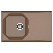 Кухонная мойка GranFest UNIQUE 840L, терракот