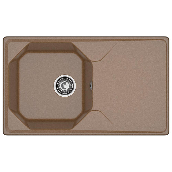 Кухонная мойка GranFest UNIQUE 840L, терракот