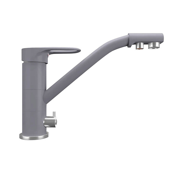 Смеситель для кухни Ulgran UQ-010-05, бетон