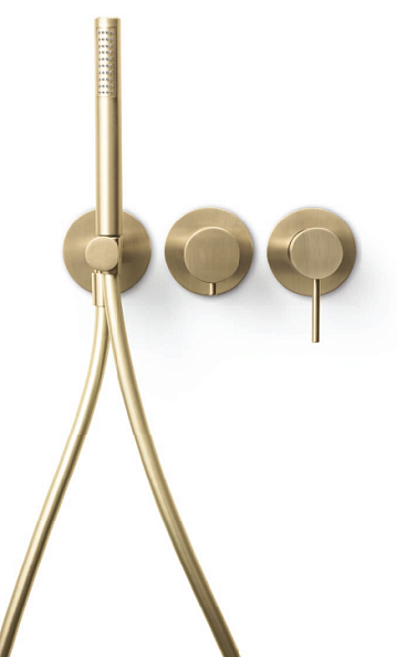 Смеситель для душа Fima Carlo Frattini Spillo Up, брашированный шампань (F3049WX8HS)