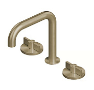 Смеситель для раковины Quadro design Valvola01, золото светлое (19 31V OC)