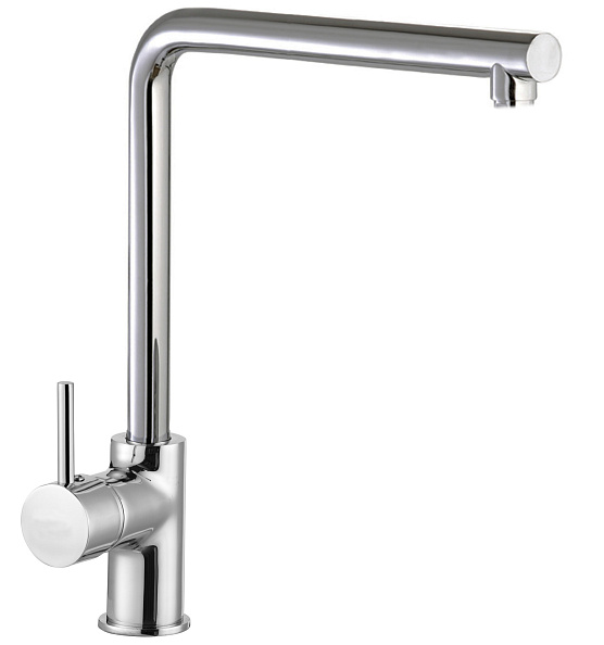 Смеситель для кухни AZARIO EVANS поворотный излив, керамический картридж, хром (AZ-15294441)