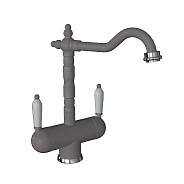 Смеситель для кухни с подключением фильтра Florentina АРИЯ 333.21H.2113.305, грей