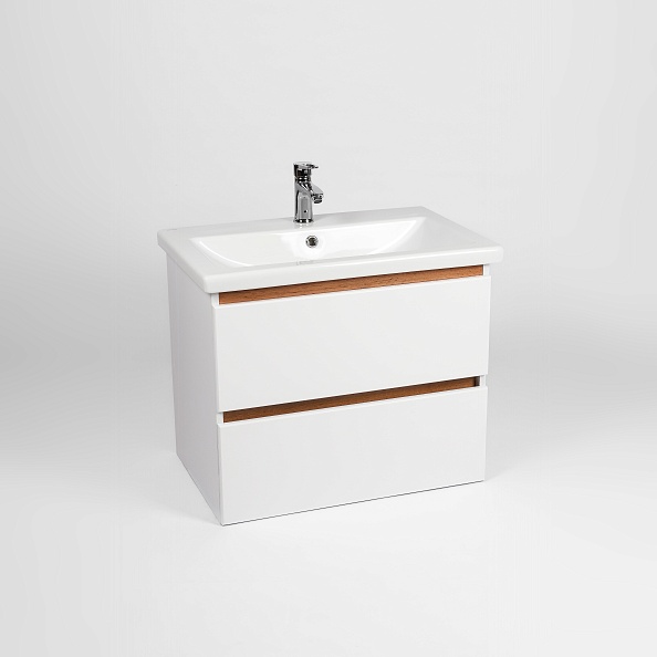 Тумба VIANT "Мальта" COMO 70 2 ящика подвесная 425х655х560 (VMAL70CO-T2YP)