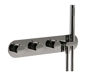 Смеситель для душа Carimali Iltondo на 4 потребителя, шампань брашированная PVD (21848EST/A-CHMB)