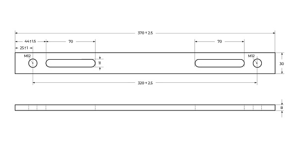 Комплект кронштейнов для крепления ног BelBagno белый (BB04-EAGLE-SUP)