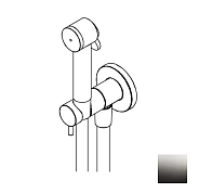 Гигиенический душ Ritmonio Brass, Brushed Chrome (72J027IX)