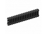 Стальной трубчатый радиатор Rifar Tubog 2018 B1, 33 секции антрацит, боковое подключение