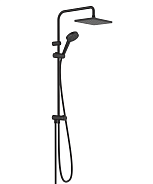 Душевая система Showerpipe 230 1jet Reno EcoSmart Hansgrohe Vernis Shape 26289670, матовый черный