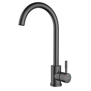 Смеситель для кухни GranFest Z-5410, графит