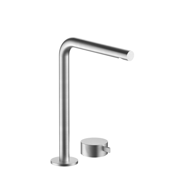 Смеситель для раковины Fantini AF/21 Fukasawa, матовая натуральная сталь (27 93 A107WF)