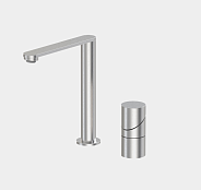 Смеситель для раковины Fima Carlo Frattini Slide, нержавеющая сталь (F5841/HINOX)