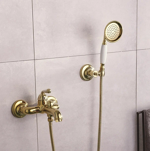 Смеситель для ванны Rose R0202E, золото