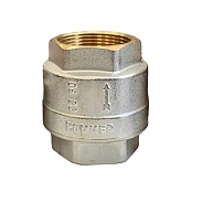 Клапан обратный Rommer 1" пружинный муфтовый с пластиковым седлом (RVC-0002-000025)
