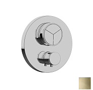 Смеситель для душа Almar Core, на 3 потребителя, Gold Polished PVD (E176633.GO)