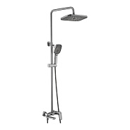 Душевая система Shevanik S8536T, оружейная сталь