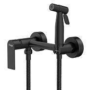 Гигиенический душ со смесителем FRAP F20806-6, черный