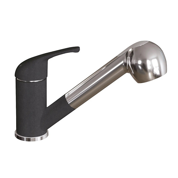 Смеситель для кухни с выдвижным изливом Dr. Gans Соната 319.04L.1223.411, графит