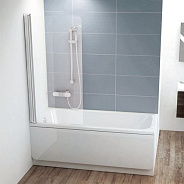 Шторка для ванной Ravak Chrome CVS1 (7QL40C00Z1) левая профиль хром