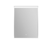 Зеркало в алюминиевой раме с подсветкой BelBagno Uno 600 х 50 х 800 (SPC-UNO-600-800-TCH)