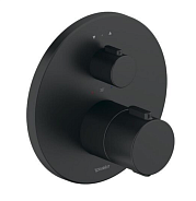 Смеситель для душа Duravit на 2 потребителя, черный матовый (TH4200014046)