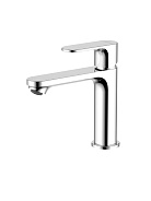 AQ1910CR АЛЬФА смеситель для раковины 110 без донного клапана