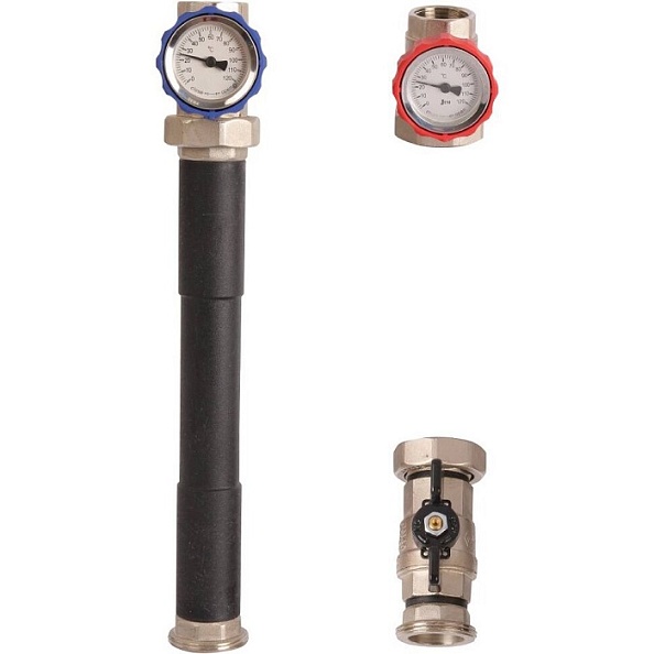 Насосная группа Rommer с прямым контуром 1" без насоса (RDG-0001-012501)