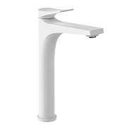 Смеситель Splenka для раковины высокий монолитный, белый (S54.15.08)