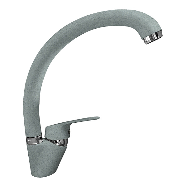 Смеситель для кухни GranFest Z-3323, серый